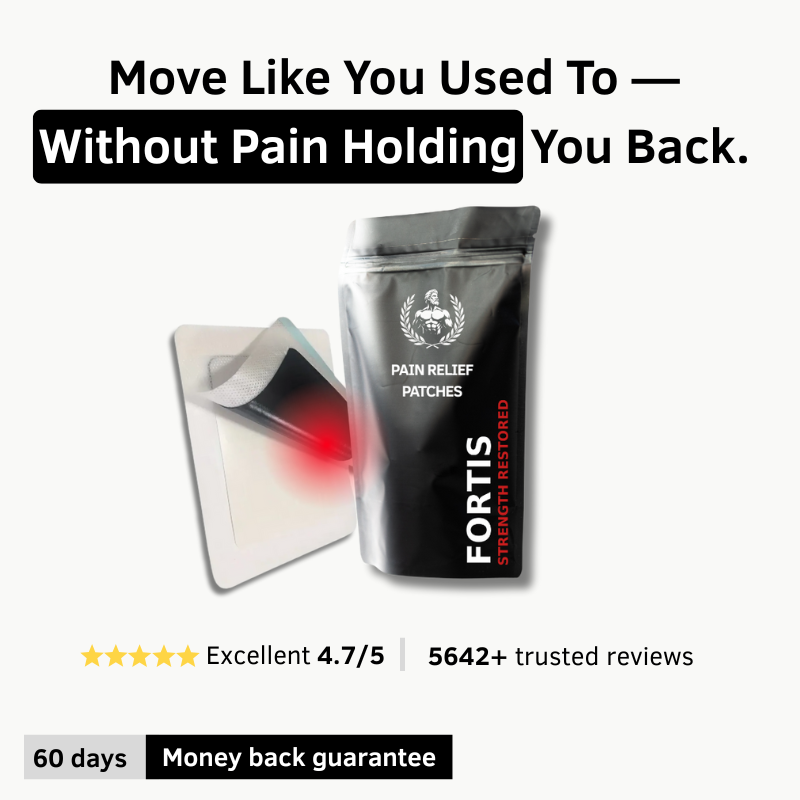 FORTIS – Strength Restored Pain Relief Patches with DUAL LOCK SYSTEM™