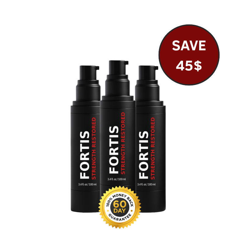 FORTIS – Strength Restored Pain Relief Cream with DUAL LOCK Formula™ 3 month supply